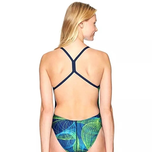 SPEEDO Cyclone Strong One Back Endurance+ One Piece Swimsuit NWT - Picture 4 of 8
